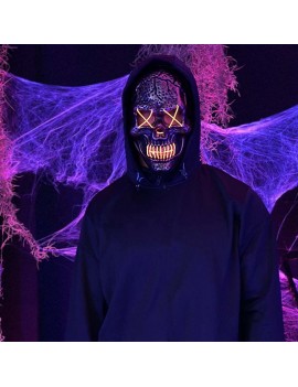 masque skull light zombie halloween costume fenua shopping