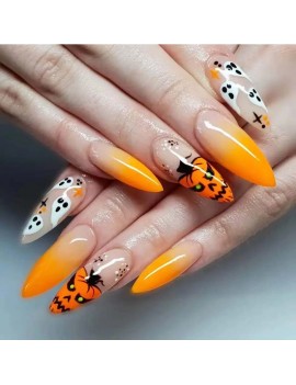 set faux ongles longs halloween manucure beauté accessoire fenua shopping