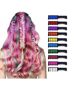 set 10 brosses craie cheveux coloration éphémère fenua shopping