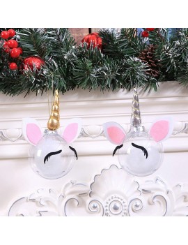 boule noël licorne unicorn doré gold kids fun décoration déco sapin tahiti fenua shopping