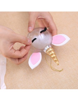 boule noël licorne unicorn doré gold kids fun décoration déco sapin tahiti fenua shopping