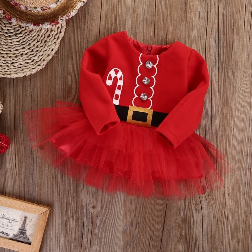 robe tutu xmas christmas noel noël rouge red enfant kids tahiti fenua shopping