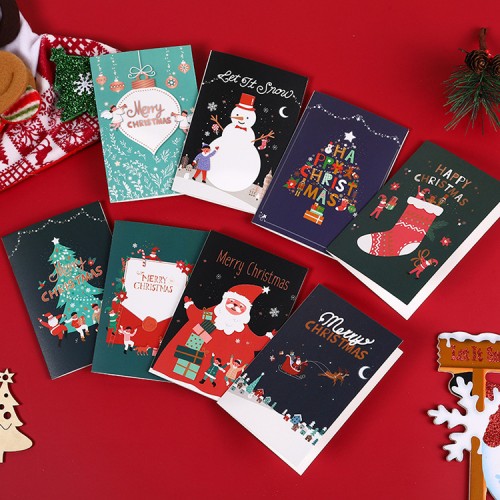 set 8 cartes de voeux noel christmas enveloppe lettre noel tahiti fenua shopping
