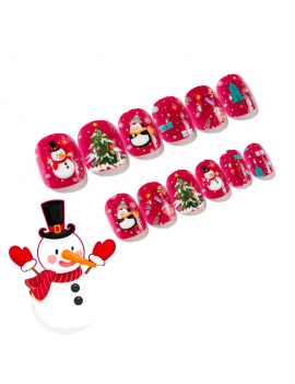 set faux ongles christmas xmas fête noel fenua shopping