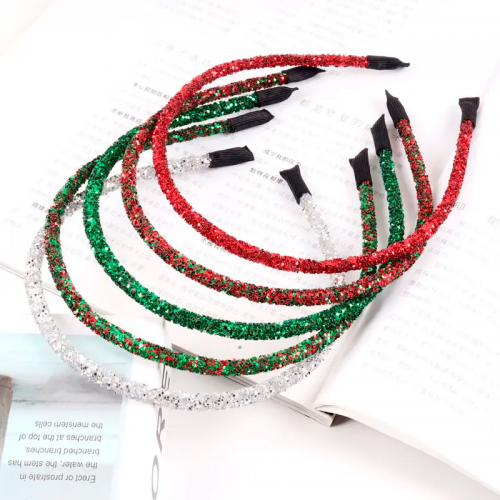serre tete noel glitters paillette accessoire cheveux fenua shopping