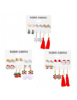 boucles d'oreilles noel xmas christmas fête bijoux fenua shopping