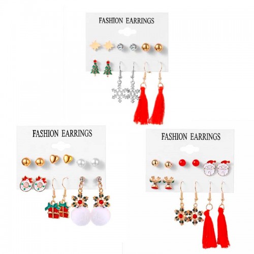 boucles d'oreilles noel xmas christmas fête bijoux fenua shopping