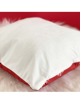 coussin flocon snow déco maison taie fenua shopping