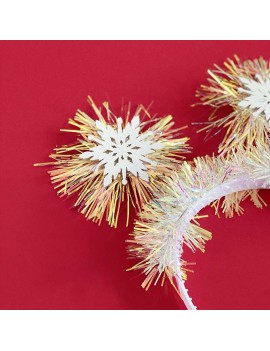serre tete snow flocon glitters accessoire noel christmas fenua shopping