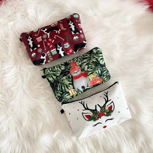 trousse de toilette noel renne paresseux  beauté noel christmas fenua shopping