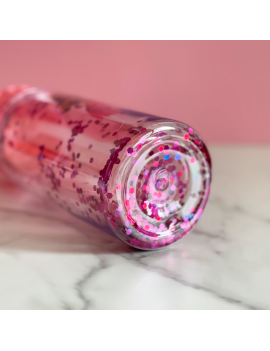 gourde kids enfant glitters paillettes boisson drink vaisselle fun tahiti fenua shopping