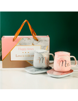 coffret tasse chauffe tasse usb blanc rose bureau chaud boisson chocolat cafe the tahiti fenua shopping