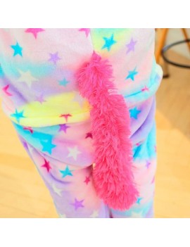 combinaison licorne star adulte rainbow pyjama chaud cocooning fun unicorn tahiti fenua shopping