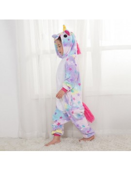 combinaison licorne star rainbow unicorn kids enfant chaud pyjama tahiti fenua shopping