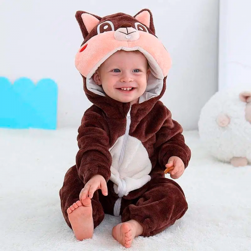 combinaison bébé pyjama écureuil enfant tahiti fenua shopping