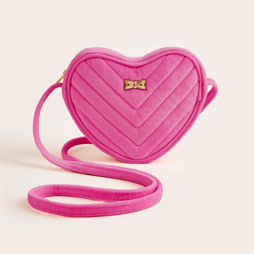 sac coeur heart rose fushia pink tendance chic bag rangement tahiti fenua shopping