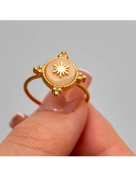 bague magellan ring bijoux nessa tahiti gold or