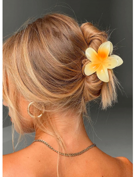 barrette hibiscus flower fleur clip cheveux accessoire tahiti fenua shopping