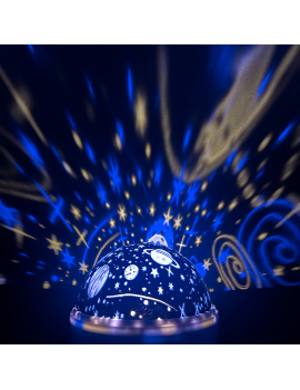 lampe projecteur planètes planet projection light lumineux blue bleu tahiti fenua shopping