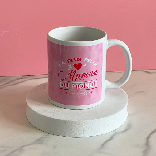 tasse la plus belle maman du monde et la plus cool fete des meres boisson vaisselle mug tahiti fenua shopping