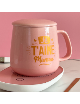 tasse chauffante maman mommy mum mom mug hot temperature vaisselle idee cadeau fete des meres tahiti fenua shopping