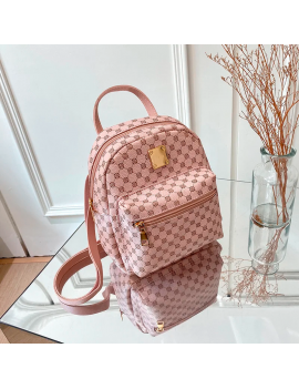 sac à dos chic rose pink marron brown rangement accessoires bag tahiti fenua shopping
