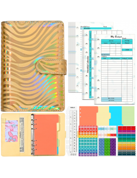 organizer planner A6 wave notebook papeterie glossy shinny tahiti fenua shopping