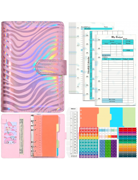 organizer planner A6 wave notebook papeterie glossy shinny tahiti fenua shopping