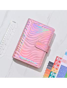 organizer planner A6 wave notebook papeterie glossy shinny tahiti fenua shopping