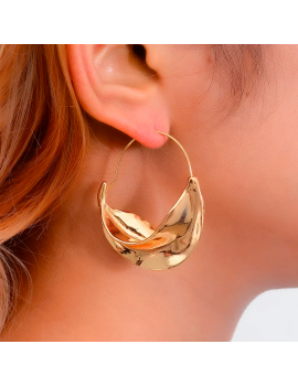 boucles d'oreilles gold créoles or doré bijoux jewelry accessoire beauté tahiti fenua shopping