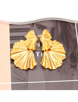 boucles d'oreilles gold shell or doré bijoux jewelry accessoire beauté tahiti fenua shopping