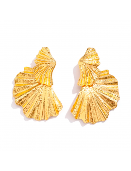 boucles d'oreilles gold shell or doré bijoux jewelry accessoire beauté tahiti fenua shopping