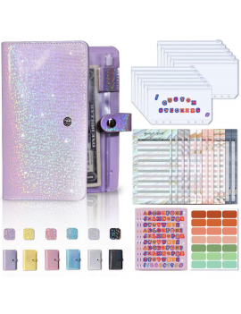 budget planner A6 shinny sparkle economies finances color tahiti fenua shopping