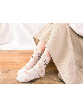 chaussettes love me socks cocooning bien au chaud doux ourson tahiti fenua shopping