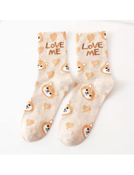 chaussettes love me socks cocooning bien au chaud doux ourson tahiti fenua shopping