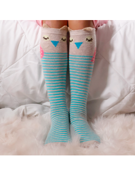 chaussettes hautes kawaii mignon cute animaux enfant kids cocooning bien au chaud tahiti fenua shopping