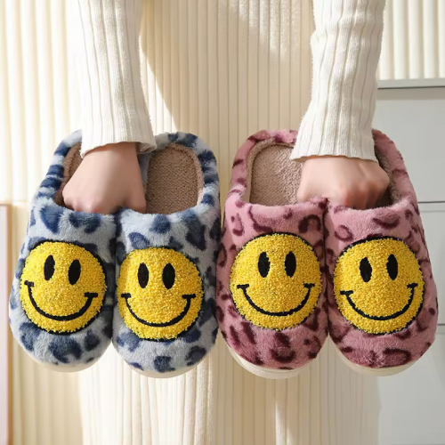 chaussons fluffy emoji doux bien au chaud cocooning pantoufles tahiti fenua shopping