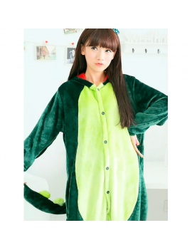 combinaison pyjama combi dino dinosaure adulte grande taille cocooning bien au chaud tahiti fenua shopping