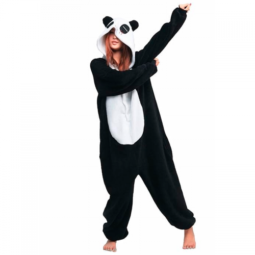 combinaison pyjama combi panda adulte grande taille cocooning bien au chaud tahiti fenua shopping