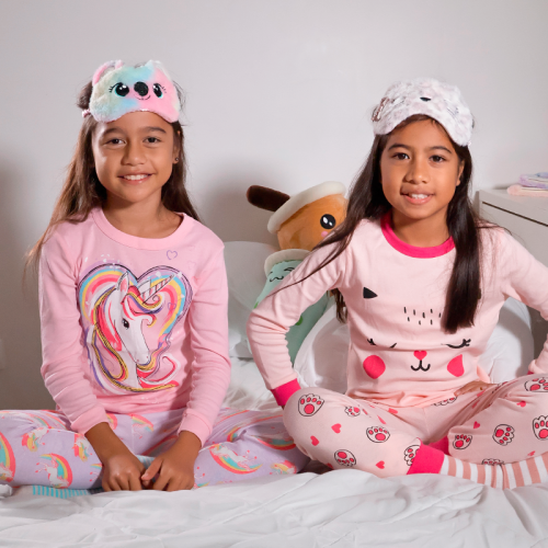 pyjama kids long enfant kids licorne chat dinosaure cocooning bien au chaud tahiti fenua shopping