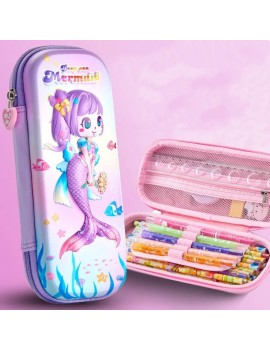 trousse étui fun licorne sirène astronaute école rentrée des classes enfant kids fun tahiti fenua shopping