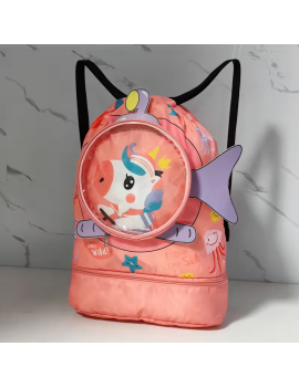 sac à dos piscine dino licorne lapin pour enfant kids chez Fenua Shopping