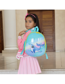 sac à dos baleine coque fille et garçon rentrée scolaire école chez Fenua shopping