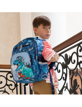 sac à dos garçon blue dino école rentrée scolaire back to school bag kids fenua shopping tahiti