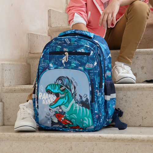 sac à dos garçon blue dino école rentrée scolaire back to school bag kids fenua shopping tahiti