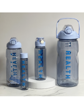 set 4 gourdes sport bottle drink boisson pvc hydraté tahiti fenua shopping