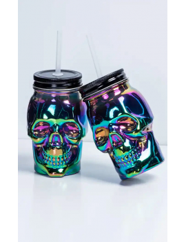 mug skull laser vaisselle halloween squelette ceramique boisson cocktail tahiti fenua shopping