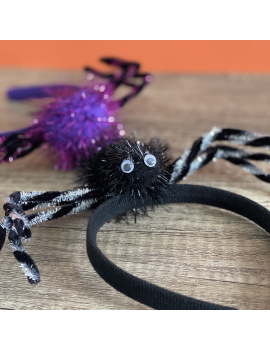 serre-tête spider araignée coiffure accessoire halloween fenua shopping