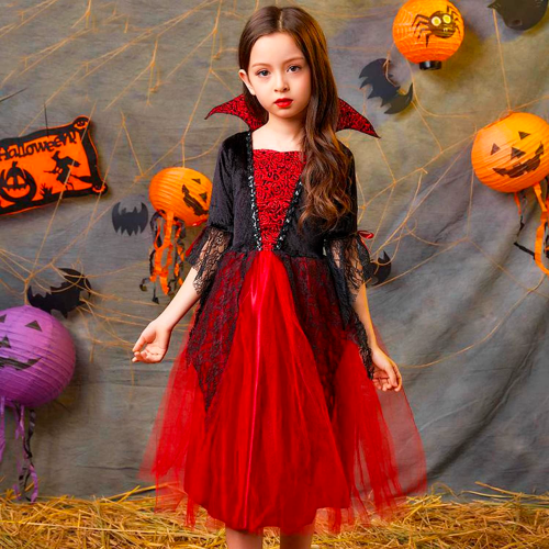 robe vampire costume enfant kids halloween tenue tahiti fenua shopping