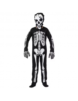 costume squelette skull glow phosphorescent combinaison déguisement fenua shopping halloween